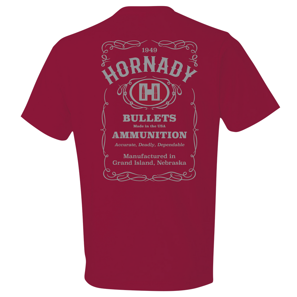 Label T-shirt - Cardinal