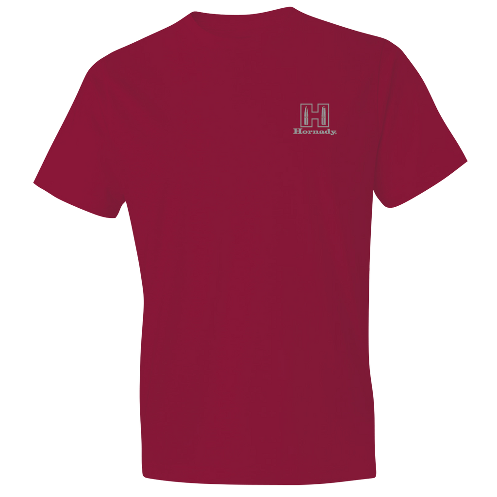 Label T-shirt - Cardinal