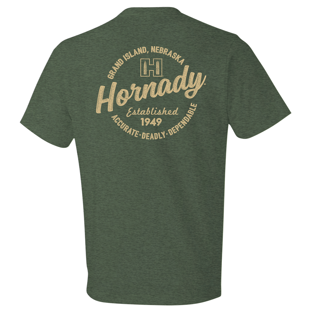 H Logo Stamp Tee - Military Olive