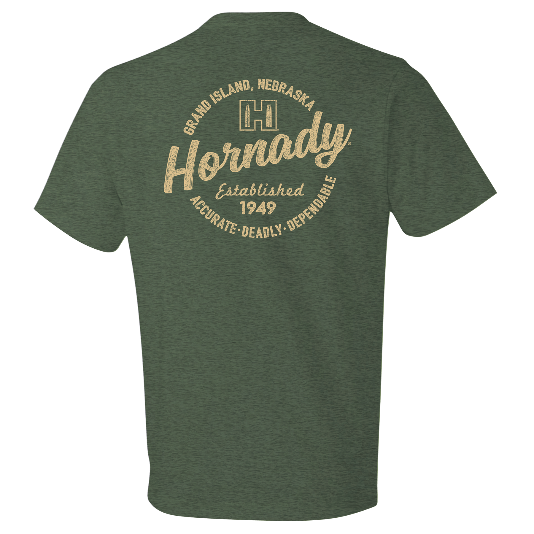 H Logo Stamp Tee - Military Olive