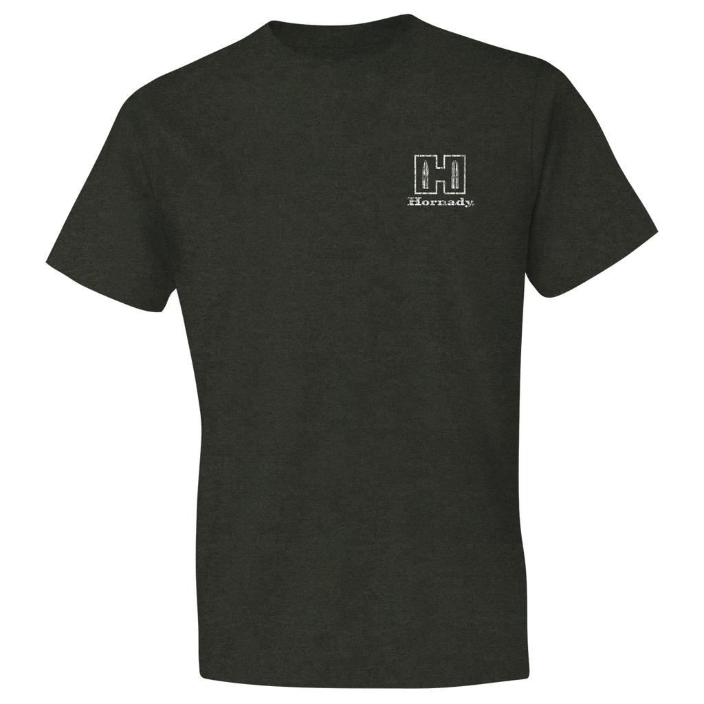 Hornady Double Rocker Tee - Dk Olive Heather
