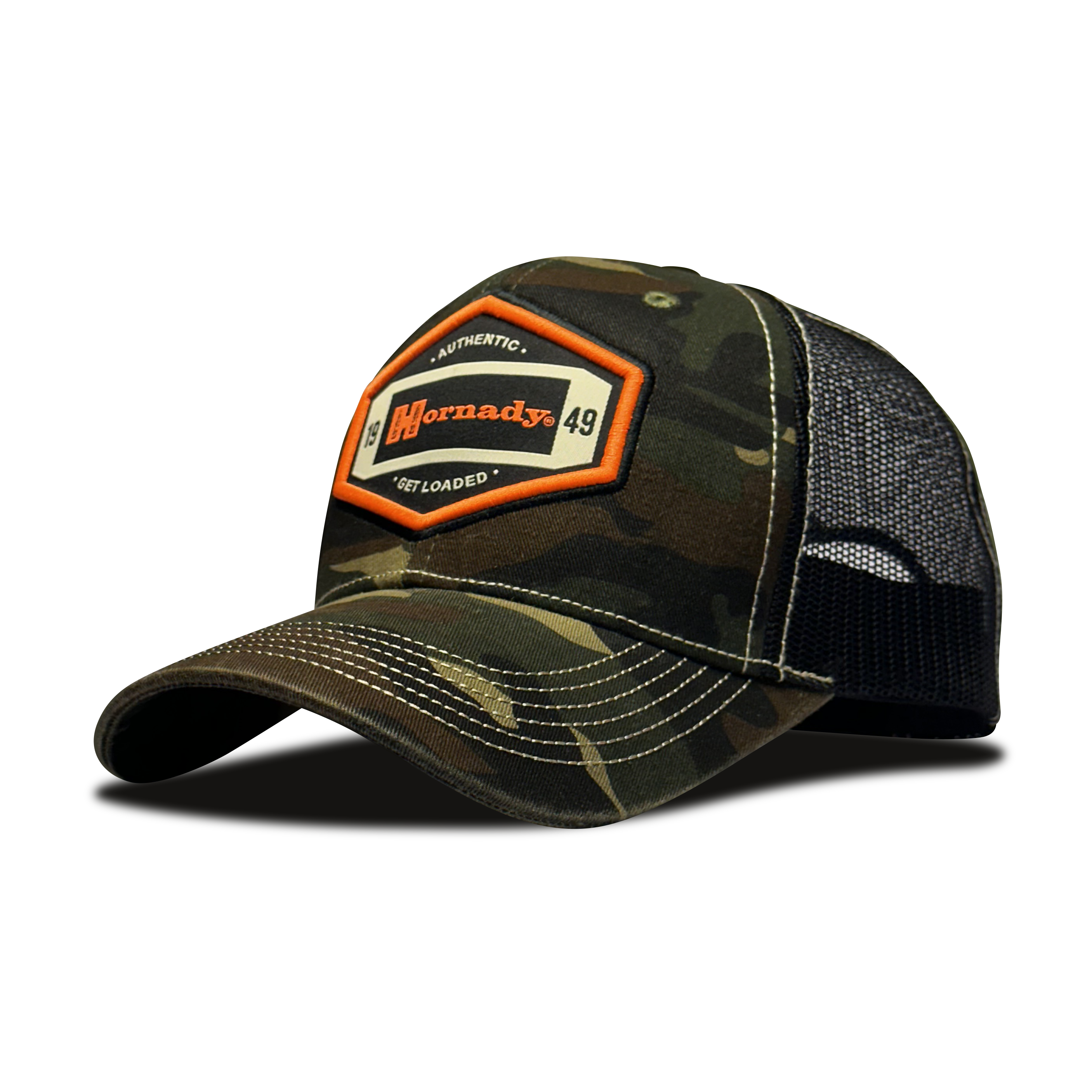 Hornady H Get Loaded Trucker - Light washed - Light Camo