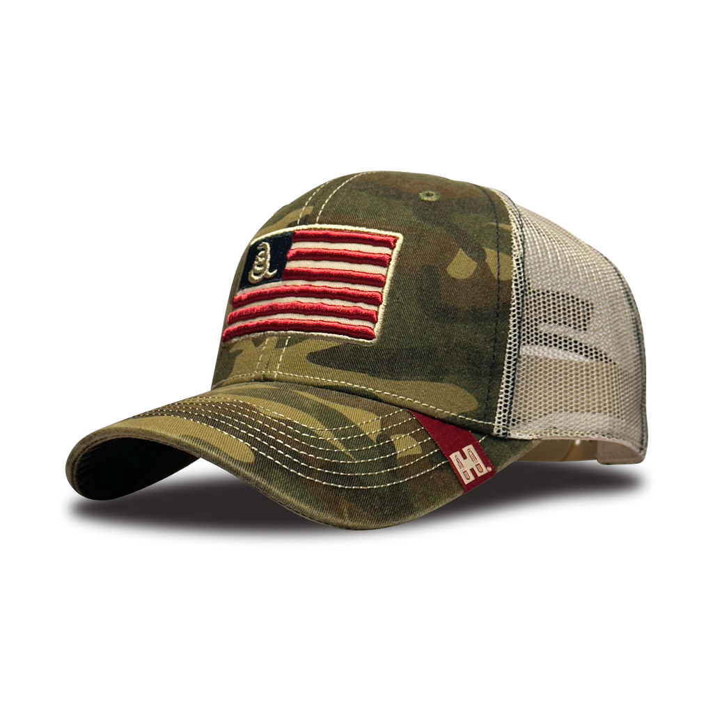 Gadsden Flag Trucker - Camo