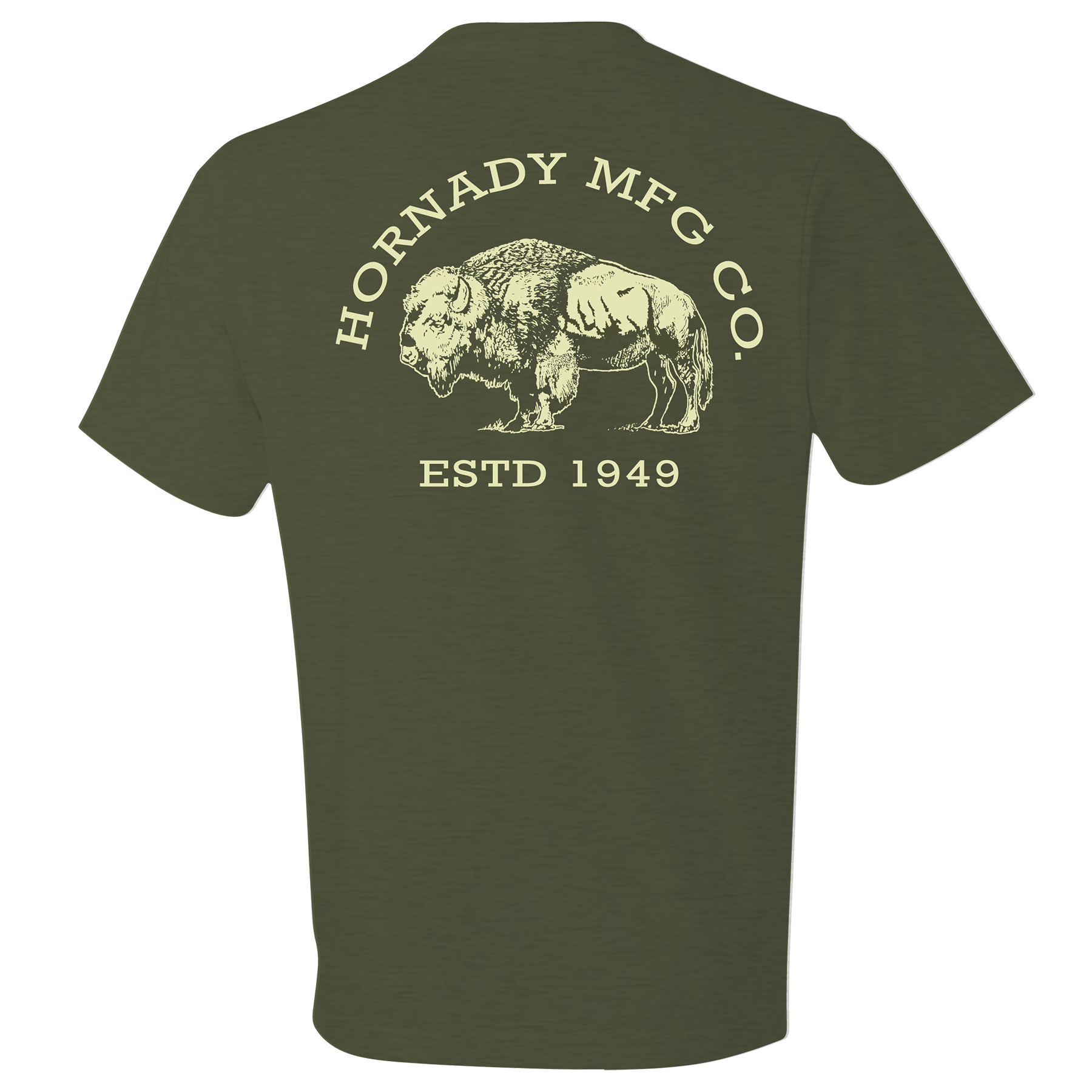 Hornady BisonLand Tee - Dk Olive Heather