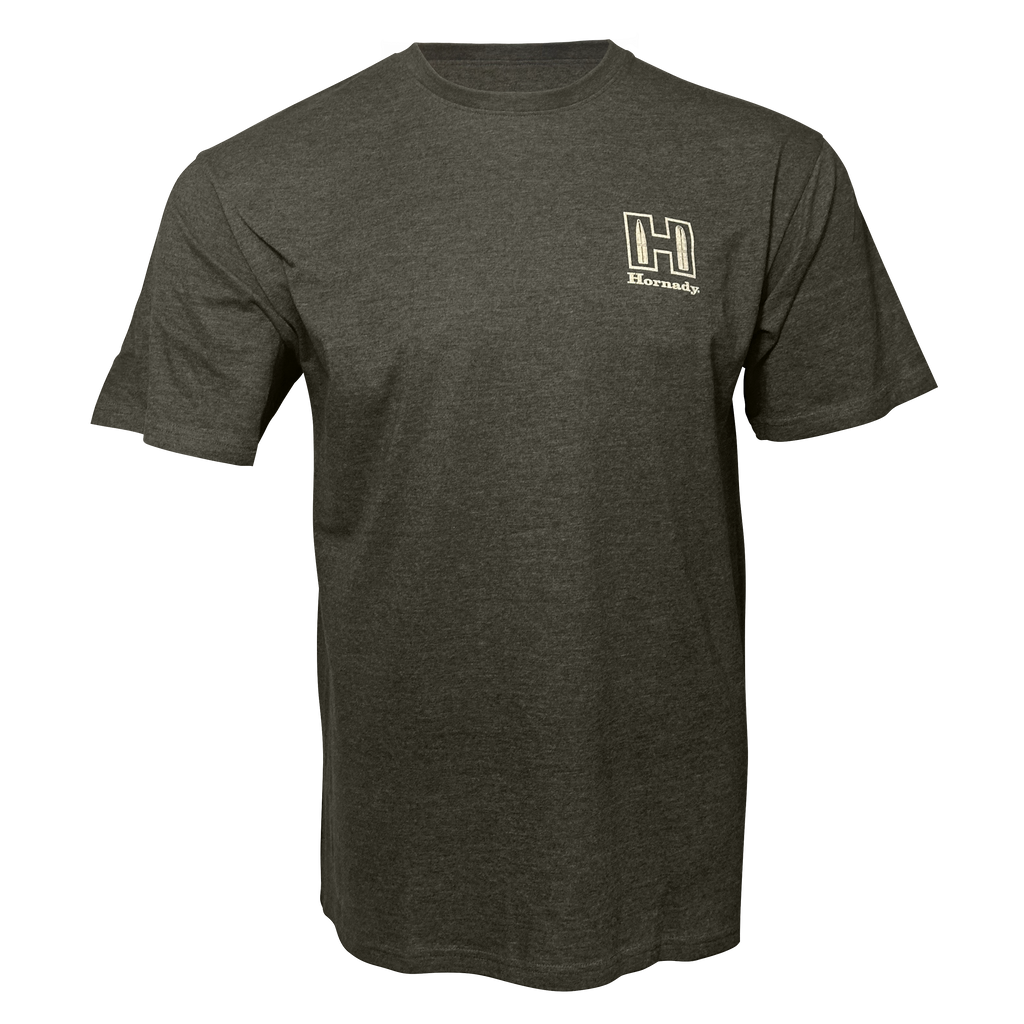 Hornady BisonLand Tee - Dk Olive Heather
