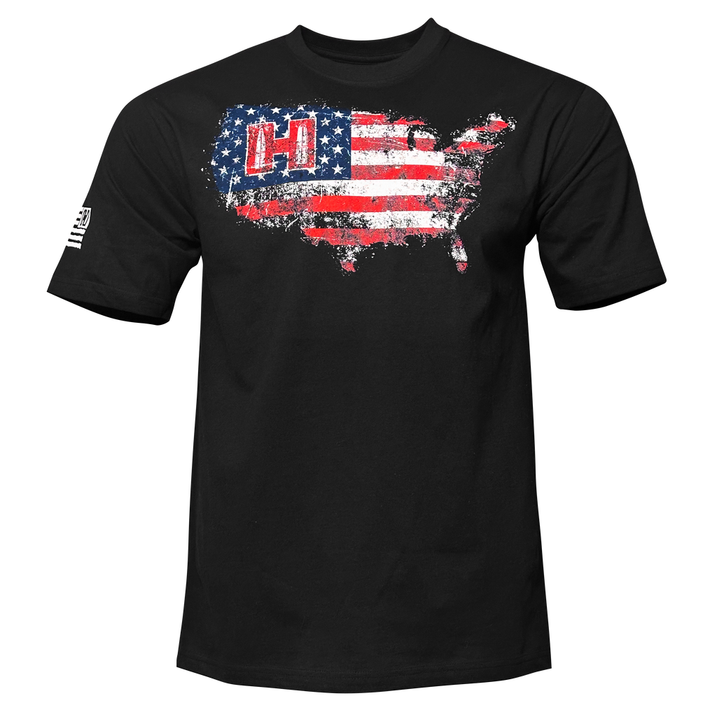 American Map Tee - Black
