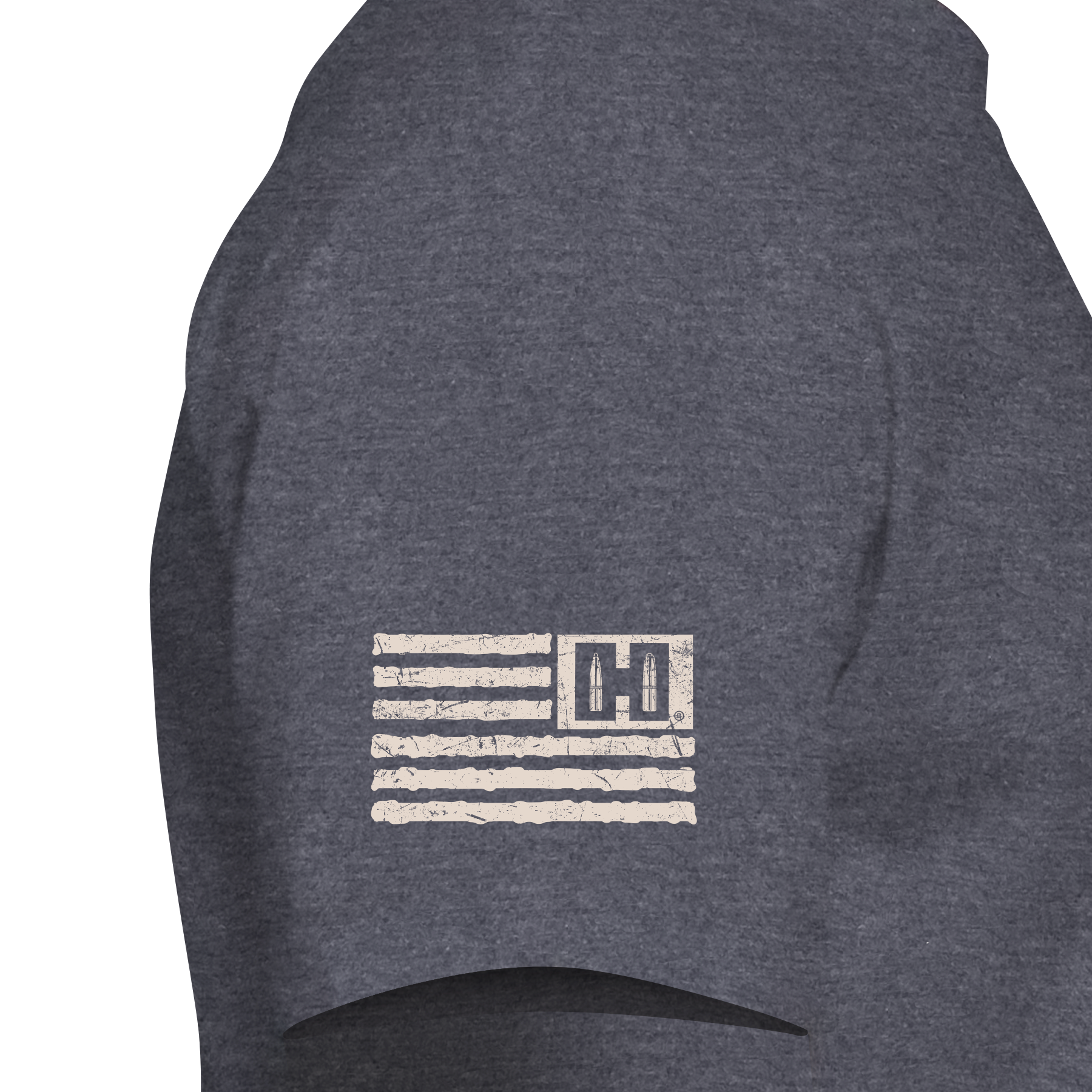 Tonal Flag Rocker T-shirt - Denim Heather