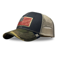 H Flag Trucker - Navy/Camo