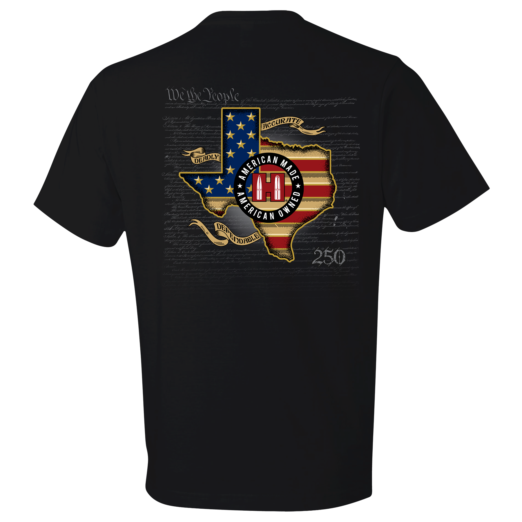 Texas Patriot T-shirt - Black