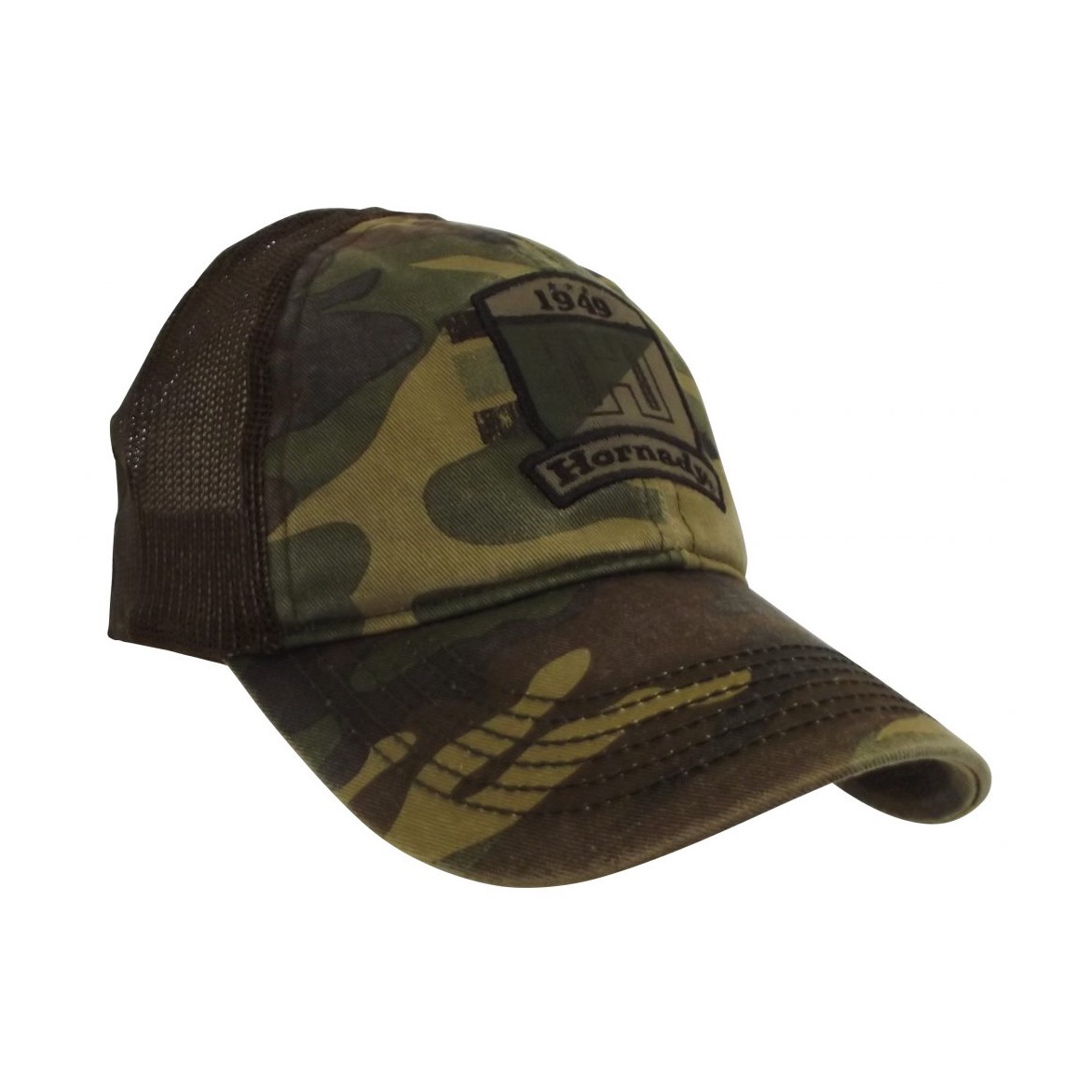Hornady® Logo Mesh-Back Cap - Camo/Brown